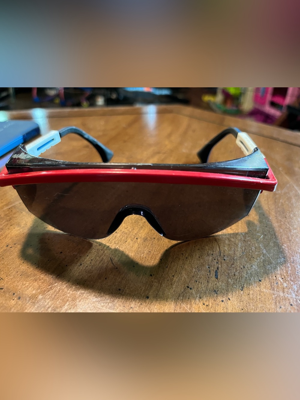 Vintage UVEX Patriot Red Shield SAFETY Sunglasses